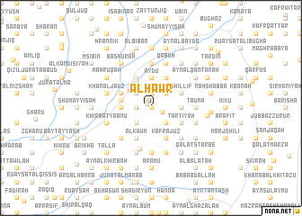 map of Al Ḩawr