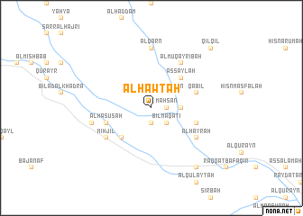 map of Al Ḩawţah