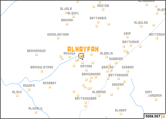 map of Al Ḩayfah