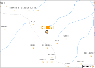 map of Al Ḩayī