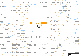 map of Al Ḩaylūnah