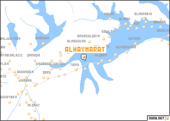 map of Al Ḩaymarāt