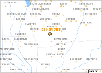 map of Al Ḩayrāt