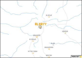 map of Al Ḩayy