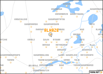 map of Alhazé