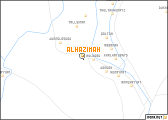 map of Al Ḩazīmah