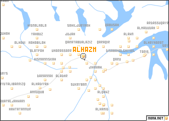 map of Al Ḩazm