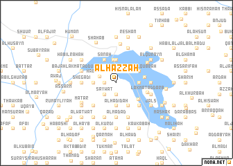 map of Al Ḩāzzah