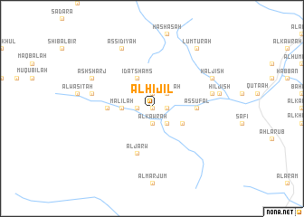 map of Al Ḩijil