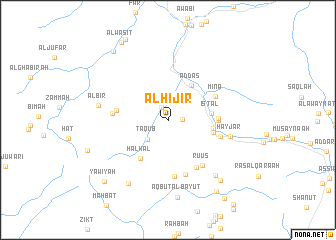 map of Al Hijīr