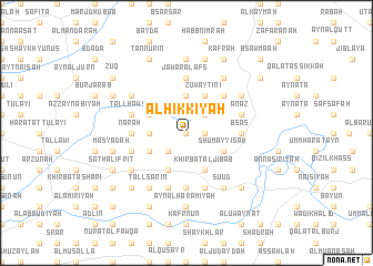 map of Al Ḩikkīyah