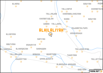 map of Al Hilālīyah