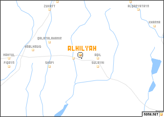 map of Al Ḩilyah