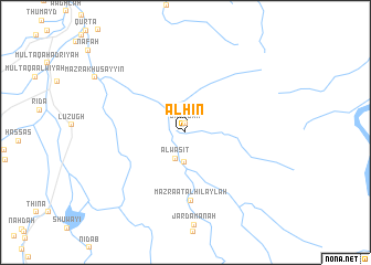 map of Al Ḩīn