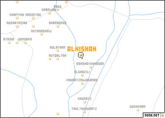 map of Al Hīshah