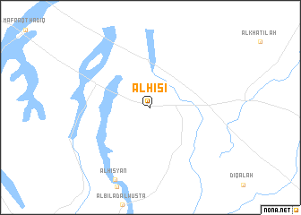 map of Al Ḩisī