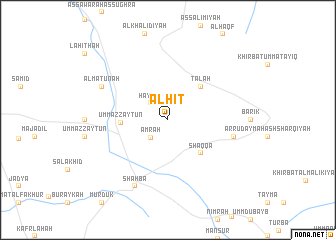 map of Al Hīt