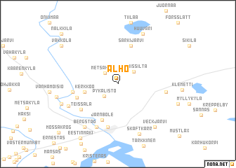 map of Alho