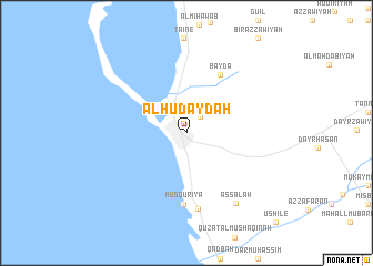 map of Al Ḩudaydah