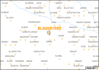 map of Al Ḩudayrān