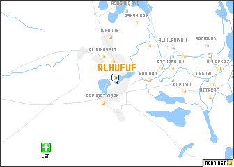 map of Al Hufūf