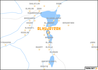 map of Al Ḩujayrah