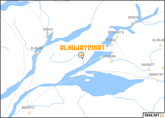 map of Al Hujayrimāt