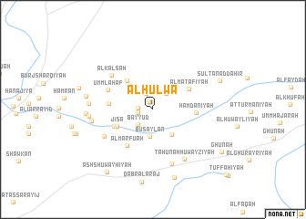 map of Al Ḩulwā