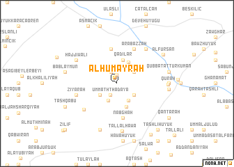 map of Al Ḩumayrah