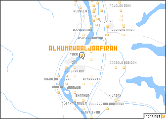 map of Al Ḩumr wa al Ja‘āfirah