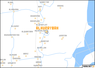 map of Al Huraybah