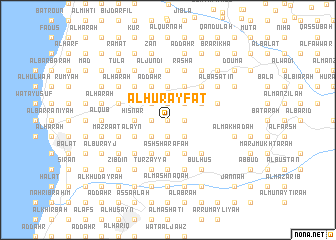 map of Al Ḩurayfāt