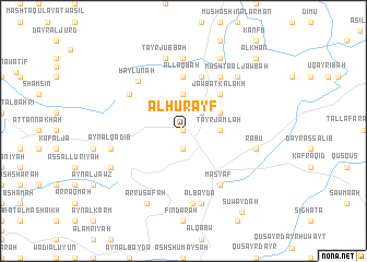 map of Al Ḩurayf