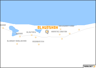 map of Al Ḩurshah