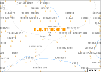 map of Al Hurtah Gharbī