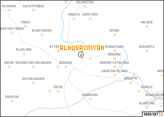 map of Al Ḩusaynīyah