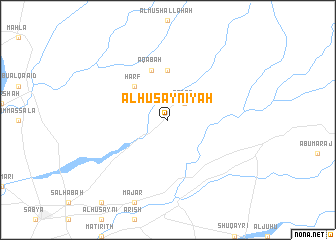 map of Al Ḩusaynīyah