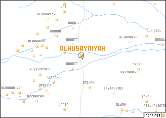 map of Al Ḩusaynīyah