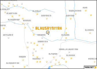 map of Al Ḩusaynīyah