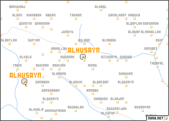 map of Al Ḩuşayn