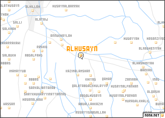 map of Al Ḩuşayn