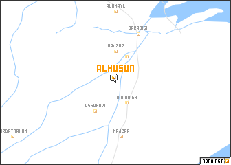 map of Al Ḩuşūn