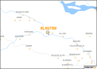 map of Al Ḩūtah