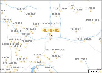 map of Al Ḩūwās