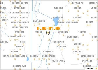 map of Al Ḩuwayjah