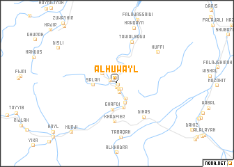 map of Al Huwayl