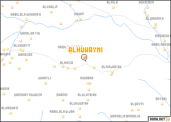 map of Al Ḩuwaymī