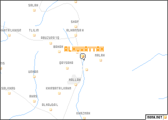map of Al Huwayyah