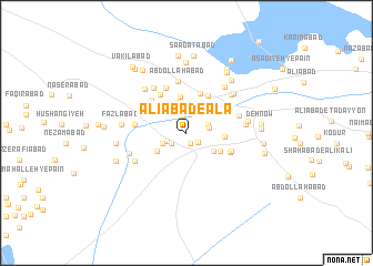 map of ‘Alīābād-e A‘lā\