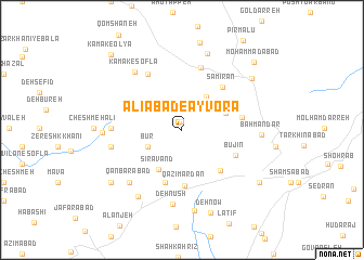 map of ‘Alīābād-e Ayvorā